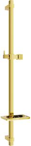 Mexen DQ asta doccia con portaspugna 80 cm, dorato - 79381-50