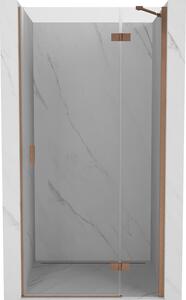 Mexen Mist-H porta doccia battente destra 70 cm, trasparente, rame spazzolato - 8A5-070-000-65-00-P