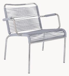 Set di 2 poltroncine da giardino fatte a mano Mya Spaghetti, impilabili