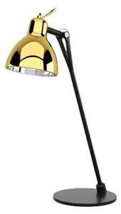Rotaliana - Luxy Glam T0 Lampada da Tavolo Nero/Oro Semi Trasparente