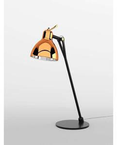 Rotaliana - Luxy Glam T0 Lampada da Tavolo Nero/Rame Semi Trasparente