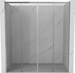 Mexen Rox Duo porta doccia scorrevole 180 cm, trasparente, cromo - 8C2-180-002-01-00