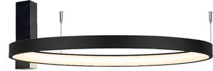 Lampada da soffitto a LED AGARI 35W 3000K 4371 lm in alluminio nero, dimensioni: 20x57x57 cm, IP20, Shilo