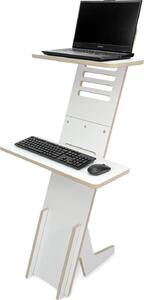 Scrivania in piedi CAWI, scrivania in piedi, tavolo in piedi, scrivania in legno in piedi, estensione della scrivania in piedi, supporto per laptop, scrivania in piedi, leggio, fabbricare