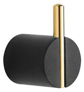 Mexen Aron gancio per asciugamano, nero/oro- 7088135-57