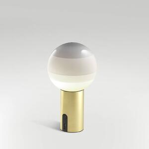 MARSET Lampada da tavolo di design Dipping Light, dimmerabile, Bianco / Opale, Soggiorno / Sala da pranzo, Vetro, Design, Lampada da tavolo