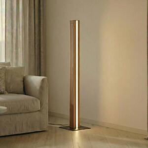 Lampada da terra Lieske Lucande, dimmerabile, Legno chiaro, Soggiorno / Sala da pranzo, Legno, Moderno, Lampada da terra