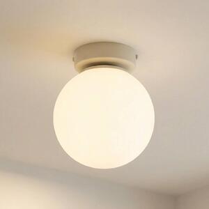 Plafoniera soffitto Moonlight HELAM, dimmerabile, Bianco / Opale, Soggiorno / Sala da pranzo, Vetro, Moderno, Plafoniera