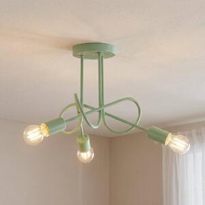 Plafoniera soffitto Oxford HELAM, dimmerabile, Verde, Soggiorno / Sala da pranzo, Metallo, Moderno, Plafoniera