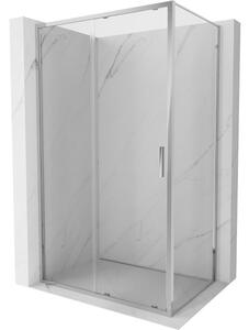 Mexen Exo cabina doccia scorrevole 130 x 100 cm, trasparente, cromo - 8151-130-100-01-00