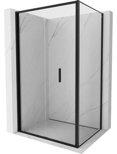 Mexen Exo cabina doccia pieghevole 70 x 100 cm, trasparente, nero - 816-070-100-70-00