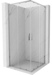 Mexen Exo cabina doccia quadrata scorrevole 70 x 70 cm, trasparente, cromato - 8111-070-070-01-00