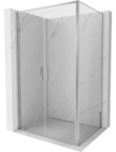 Mexen Exo cabina doccia ad anta battente 70 x 75 cm, trasparente, cromo - 814-070-075-01-00