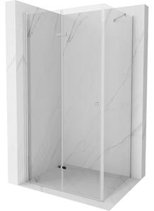 Mexen Lima cabina doccia pieghevole 105 x 100 cm, trasparente, cromo - 856-105-100-01-00