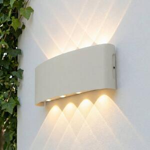Applique da esterni a LED Ithan Lindby, Bianco / Opale, Alluminio, Moderno, Applique LED da esterni