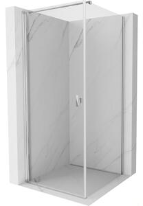 Mexen Mist-B cabina doccia a battente 85 x 85 cm, trasparente, cromo - 8A2T-085-085-01-00