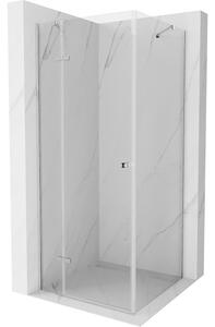 Mexen Roma cabina doccia battente 70 x 70 cm, trasparente, cromo - 854-070-070-01-00