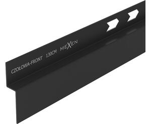 Mexen Line-B listello per piatto doccia frontale 130 cm, nero - 187003130U