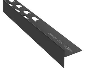 Mexen Line-B battiscopa inclinata da pavimento 120 cm sinistra, nero - 187001120L
