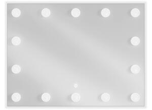 Mexen Dona specchio da bagno retroilluminato 80 x 60 cm, LED 6000K, antiappannamento - 9818-080-060-611-00