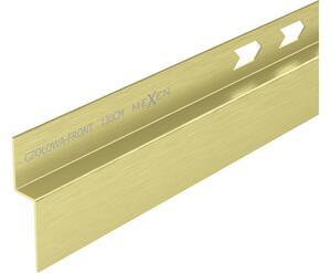 Mexen Line-B listello frontale per piatto doccia 130 cm, oro spazzolato - 185503130U