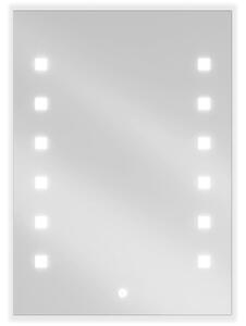 Mexen Ner specchio da bagno retroilluminato 50 x 70 cm, LED 6000K, antinebbia - 9809-050-070-611-00