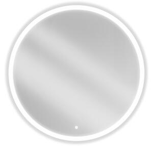 Mexen Oro specchio da bagno illuminato, rotondo 100 cm, LED 6000K, antiappannamento - 9824-100-100-611-00