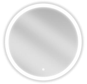 Mexen Oro Specchio da Bagno Retroilluminato, Rotondo 70 cm, LED 6000K, Antiappannamento - 9824-070-070-611-00