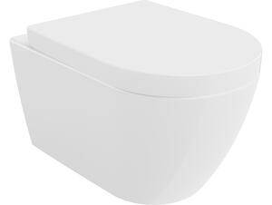 Mexen Rico tazza WC con sedile a chiusura rallentata duro, bianco lucido - 30478000