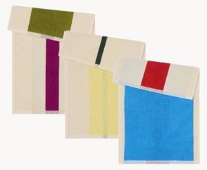 Set di 3 asciugamani in cotone organico pettinato Combed