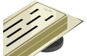 Mexen Flat M01 scarico lineare 70 cm, oro - 1520070-15