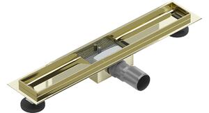 Mexen Flat corpo per scarico lineare 60 cm, oro - 1515060