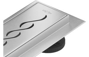Mexen Flat M18 scarico lineare 50 cm, inox - 1023050-15