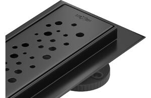 Mexen Flat M12 scarico lineare 60 cm, nero - 1721060-15