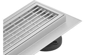 Mexen Flat 360° M33 scarico lineare girevole 50 cm, inox - 1033050-40