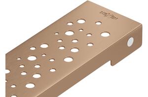 Mexen Flat M12 copertura per scarico lineare 50 cm, rame spazzolato - 1C21050