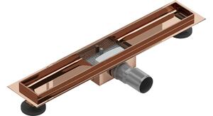 Mexen Flat corpo per scarico lineare 60 cm, oro rosa - 1615060
