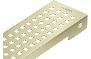 Mexen Flat M08 copertura per scarico a filo pavimento 50 cm, oro spazzolato - 1A25050