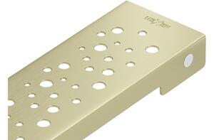 Mexen Flat M12 copertura per scarico lineare 50 cm, oro spazzolato - 1A21050