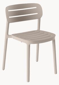 Set di 4 sedie da giardino impilabili Croisette