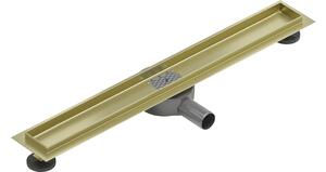 Mexen Flat 360° corpo per scarico lineare rotante 50 cm, oro spazzolato - 1A40050