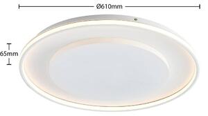 Lucande - Murna LED Plafoniera Ø61 Bianco