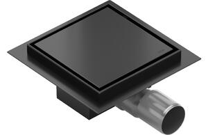 Mexen Flat-Q M13 piatto doccia quadrato da pavimento 12 x 12 cm, nero - 1710012