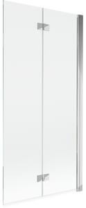 Mexen Mist paravento da doccia a 2 ante destro 90 x 150 cm, trasparente, cromo - 8A9-090-002-01-00-P