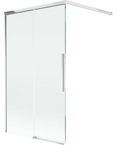 Mexen Rox parete per vasca da bagno a 2 ante scorrevoli 120 x 150 cm, trasparente, cromo - 8C9-120-003-01-00