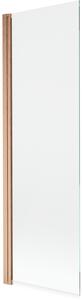 Mexen Mist paravento per doccia a 1 anta 70 x 150 cm, trasparente, rame spazzolato - 8A9-070-001-65-00