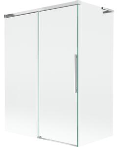 Mexen Rox L paratia vasca da bagno 2-ante scorrevoli 120 + 70 x 150 cm, trasparente, cromato - 8C9L-120-070-01-00