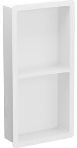 Mexen X-Wall-K mensola incassata in conglomerato 62,2 x 30,7 cm, bianca - 1900623010