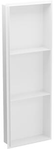 Mexen X-Wall-NR mensola ad incasso senza flangia con ripiano 90 x 30 cm, bianco - 1921903010S