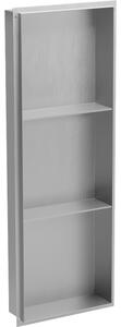 Mexen X-Wall-NR mensola a nicchia senza flangia con ripiano 90 x 30 cm, inox - 1911903010S